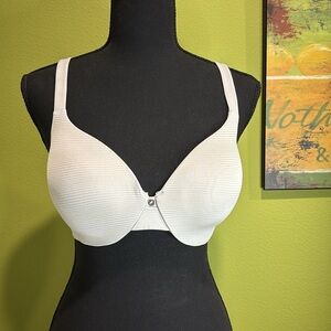 Hanes Convertible Underwire Gray Bra Size 34DD